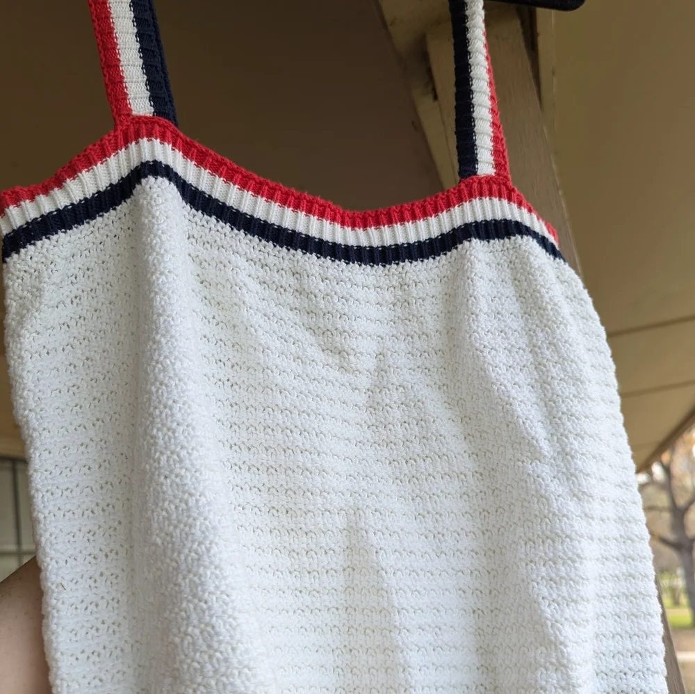 Francesca's Collections RW&B Knit Tank - Picture 2 of 3